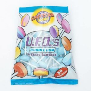 Ufo Lollipops Bubblegum