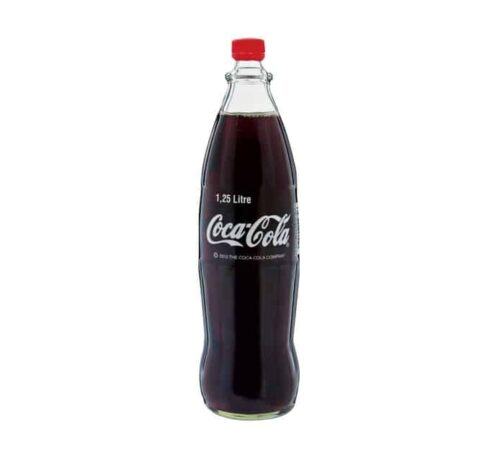 Litre Coke Glass Bottle 1.25Lt