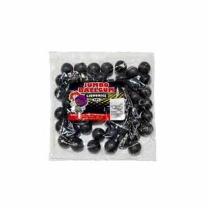 Jumbo Ballgum Liquorice 50's