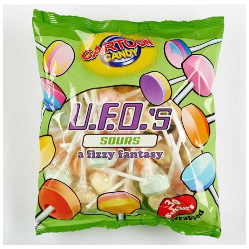 Ufo Lollies Sour 30's Wrapped