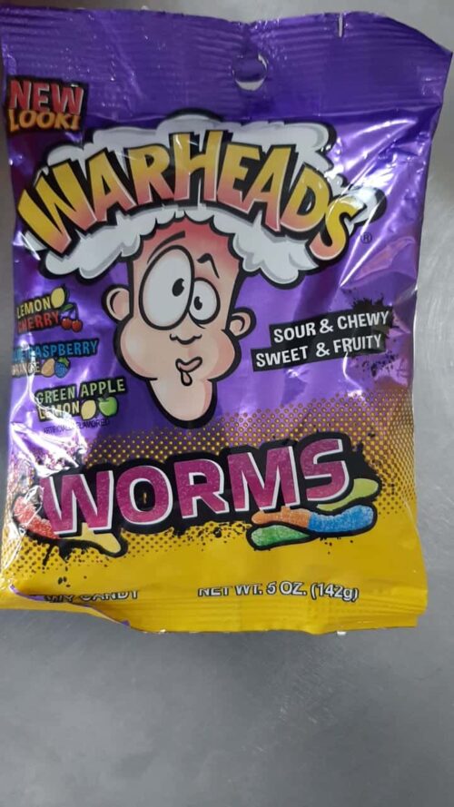 Warheads Sour Worms 1X142g