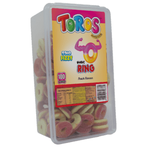 Toros Tub Peach Rings 100's