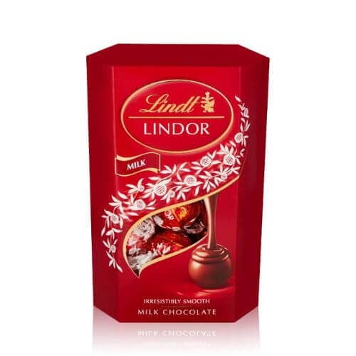 Lindt Lindor Cornet Milk Chocolate Truffles 200g - Sweet Zone