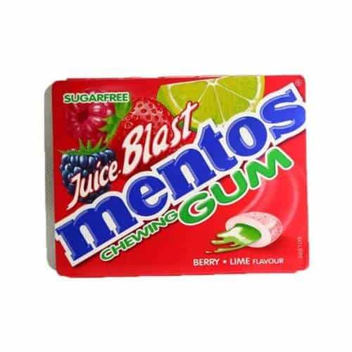 Mentos Gum Berry Lime Card 8's - Sweet Zone