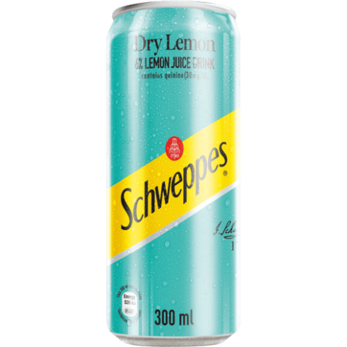 Cans Dry Lemon 6X300ml