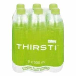 Thirsty Sparkling Lemon 6X500ml