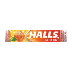 Halls Tube Sugar Free Ice Tea Zing 1's