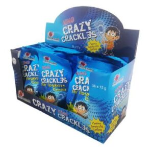 King Crazy Crackles Blue Raspberry 36X15g