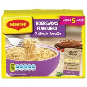 Maggi Noodles Boerewors 5's