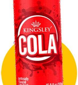 Kingsley Can Cola 500m