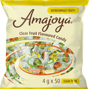 Amajoya Hard Candy- Clear Fruit 50s