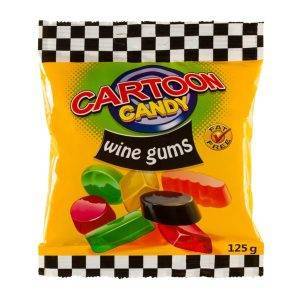 Cartoon Candy Gummies- Wine Gums 125g