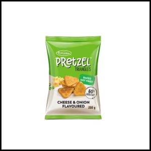 Truda Pretzel Triangles- Cheese And Onion 200g