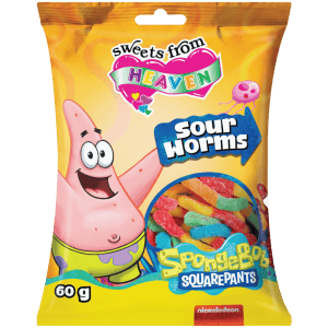 Sweets From Heaven- Sour Worms 60g