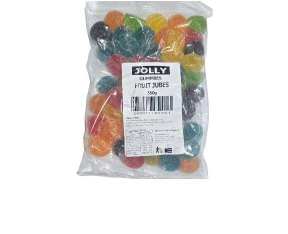Jolly Gummy Fruit Jubes- 350g