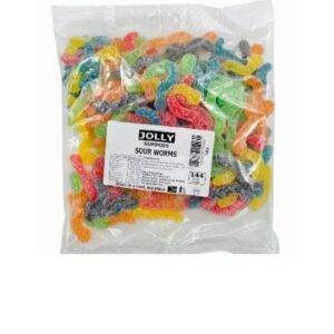 Jolly Gummy Sour Worms- 350g