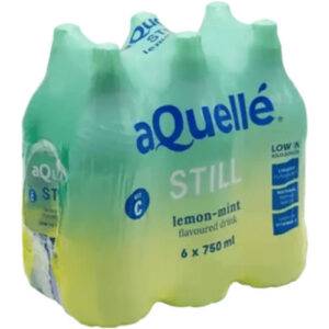 aQuelle Still Water- Lemon Mint 6x750ml
