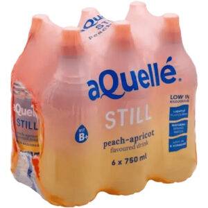 aQuelle Still Water- Peace Apricot 6x750ml