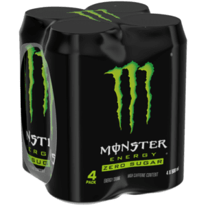 Monster Energy Drink Green- Sugar Free- 4x500ml
