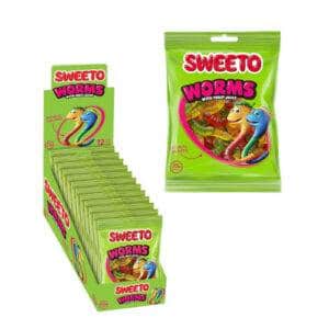 Sweeto Gummies Worms- 12x80g