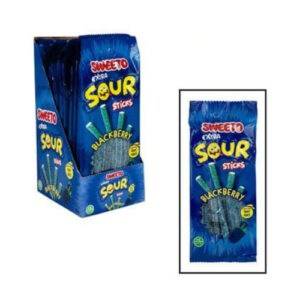 Sweeto Sour Sticks Blackberry- 12x75g