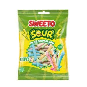 Sweeto Mallow Sour Ropes- 100g