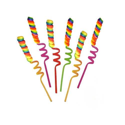 Straw Spiral Lollipop