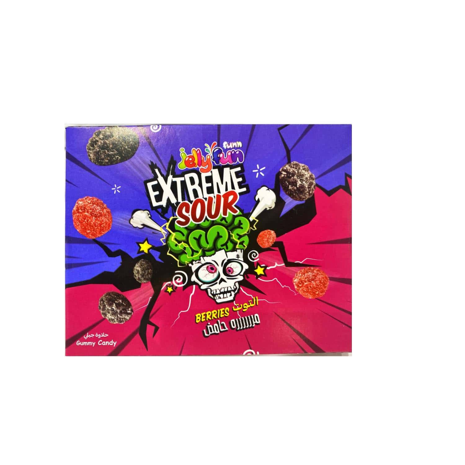 Kr Jelly Fun- Xtra Sour Berries- 100g