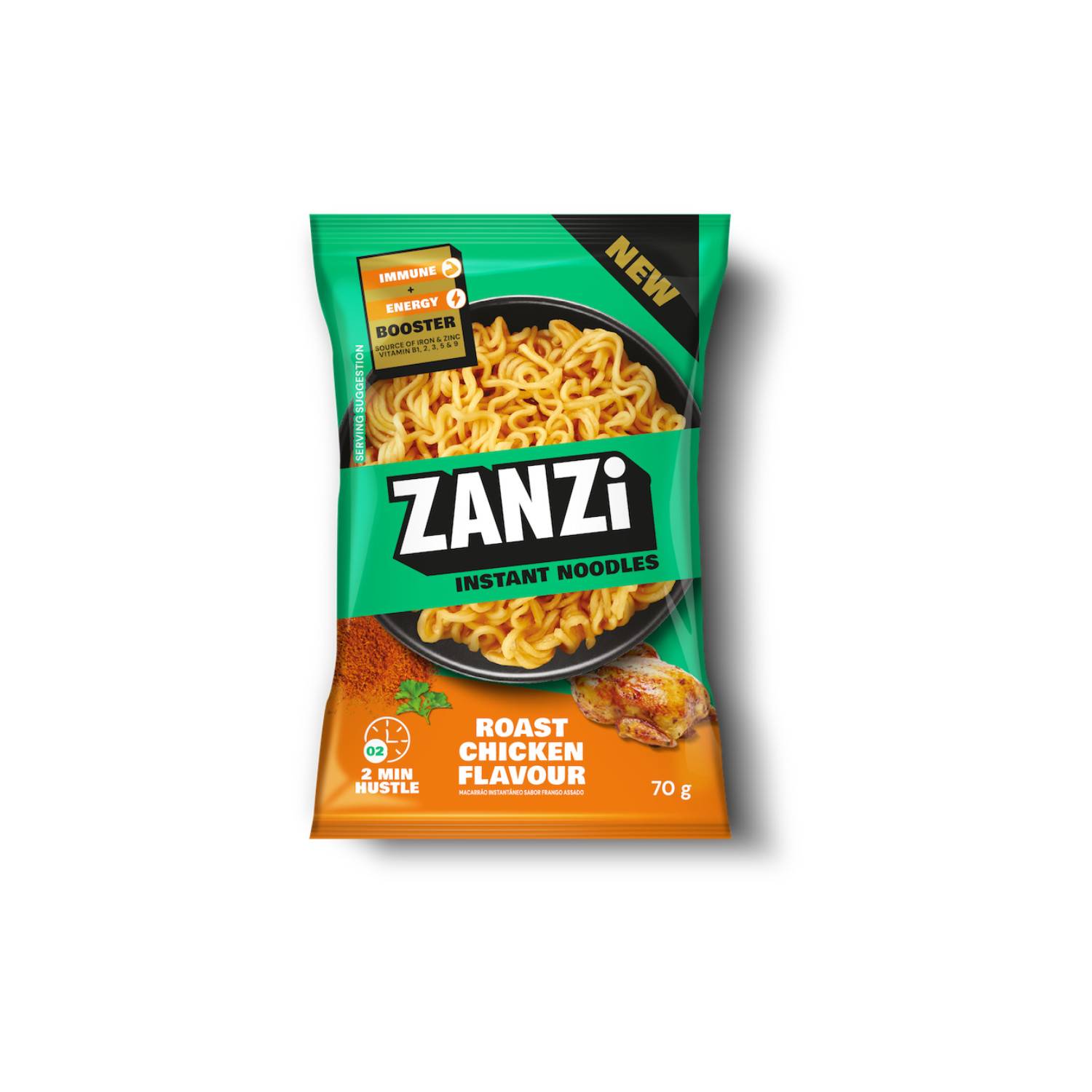 Zanzi Noodles Roast Chicken- 1x70g