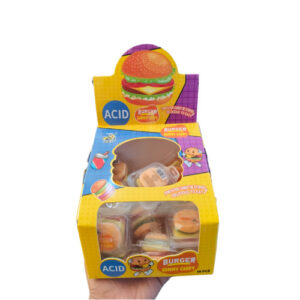Mman Gummy Burger Candy- 18s